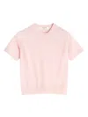 MAISON KITSUNÉ REGULAR SHORT SLEEVE SWEATER WITH FOX BABY PATCH