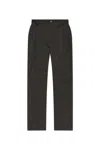 Maison Kitsuné Casual Pants With Belt Loops In Green