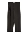 Maison Kitsuné Relaxed Pleated Pants In Rangers Green