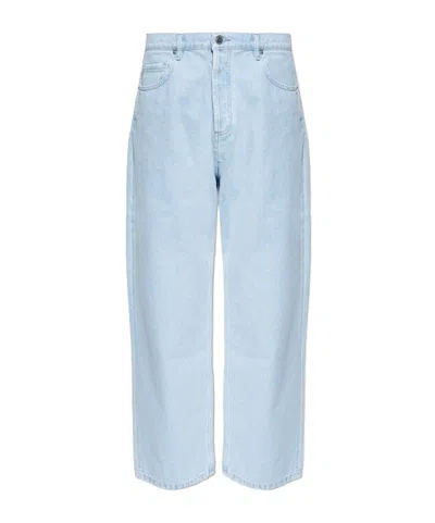 Maison Kitsuné Relaxed Straight-leg Jeans In Blue