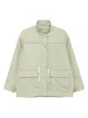 Maison Kitsuné Safari Jacket In Green