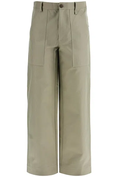 Maison Kitsuné Sage Green Cotton Pant