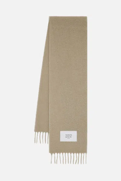 Maison Kitsuné Maison Kitsune' Scarfs In Beige