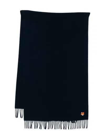 Maison Kitsuné Scarfs In Blue