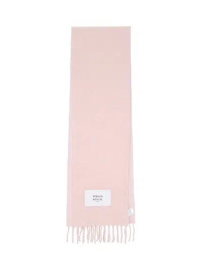 Maison Kitsuné Maison Kitsune' Scarfs In Pasture Rose