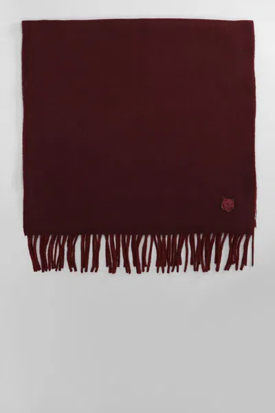 Maison Kitsuné Scarve In Red