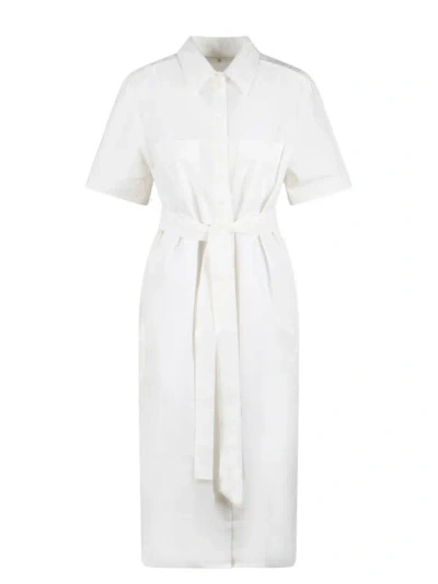 Maison Kitsuné Shirt Dress In White