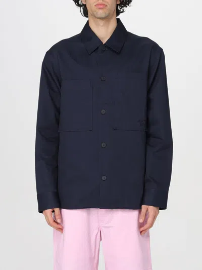 Maison Kitsuné Shirt  Men Color Blue