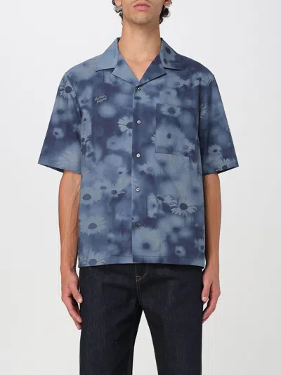 MAISON KITSUNÉ SHIRT MAISON KITSUNÉ MEN COLOR RED,H00572014