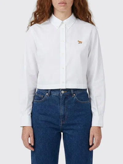 Maison Kitsuné Shirt Woman  In White
