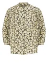 Maison Kitsuné Floral-print Shirt In Black