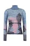 Maison Kitsuné Maison Kitsune Printed Nylon Top In Printed
