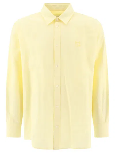 Maison Kitsuné Shirts In Yellow