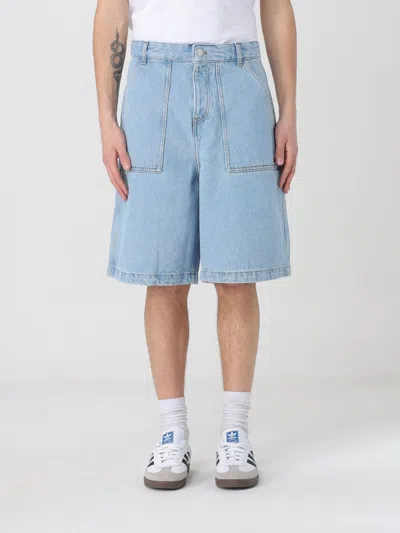MAISON KITSUNÉ SHORT MAISON KITSUNÉ MEN COLOR BLUE,G89052009