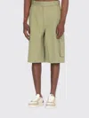 Maison Kitsuné Maison Kitsune Green Cotton Bermuda Shorts