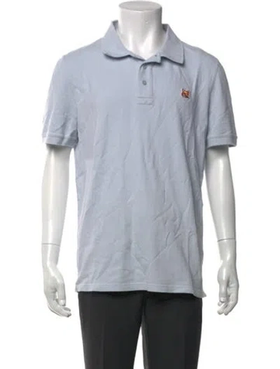 Pre-owned Maison Kitsuné Short Sleeve Shirt In Blue