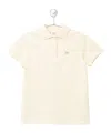 Maison Kitsuné Short-sleeved Polo Shirt In White