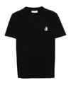 Maison Kitsuné Fox Patch Cotton T Shirt