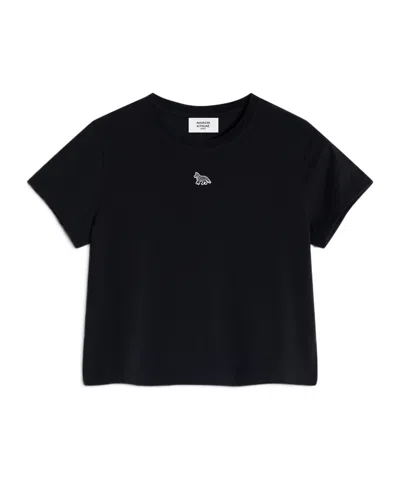 Maison Kitsuné Short-sleeved T-shirt In Black