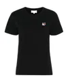 Maison Kitsuné T-shirt With Logo In Black
