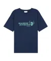 Maison Kitsuné Short-sleeved T-shirt In Blue