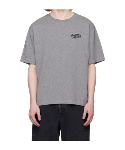 Maison Kitsuné Short-sleeved T-shirt In Gray