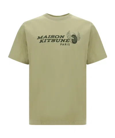 Maison Kitsuné Short-sleeved T-shirt In Nude