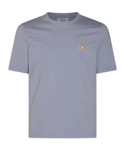 MAISON KITSUNÉ MAISON KITSUNÉ CHILLAX FOX PATCH CREWNECK T-SHIRT