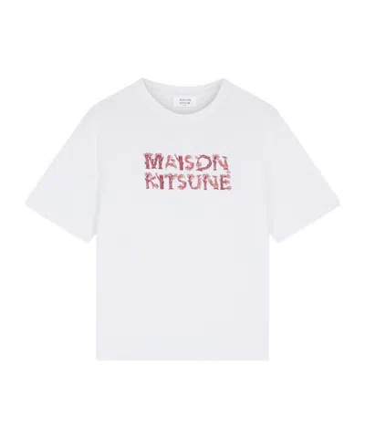 Maison Kitsuné Short-sleeved T-shirt In White