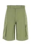 Maison Kitsuné Bermuda Shorts With Belt Loops And Pockets