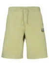 Shop Maison Kitsuné Shorts In Beige