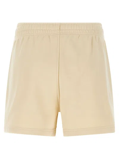 Maison Kitsuné 'baby Fox' Shorts In Beige