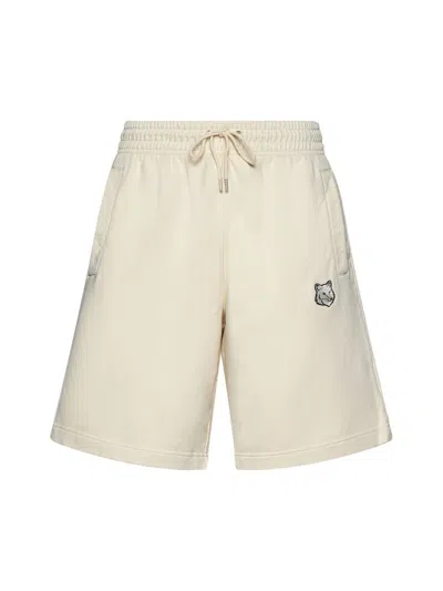 Maison Kitsuné Maison Kitsune' Shorts In Neutral