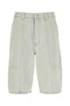 Maison Kitsuné Maison Kitsune Denim Bermuda Shorts In Blue