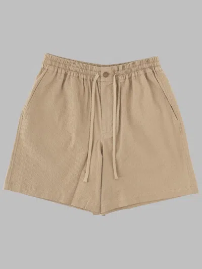 Maison Kitsuné Shorts In Cotone In Brown