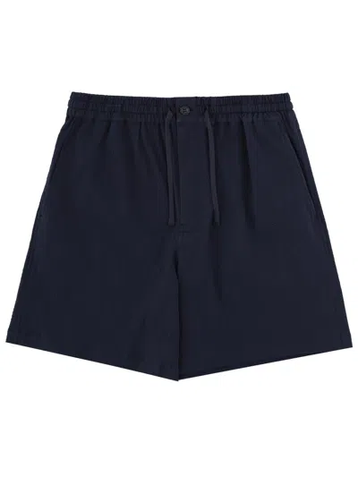 Maison Kitsuné Shorts In Cotone In Blue