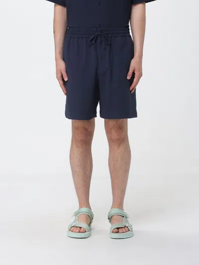 Maison Kitsuné Shorts  Men Color Blue