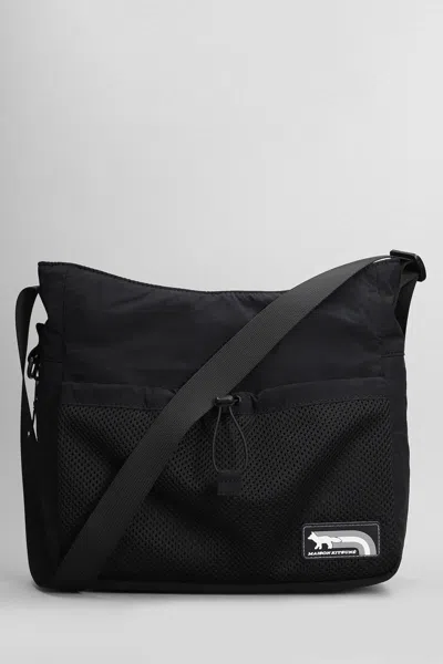 Maison Kitsuné Shoulder Bag In Black