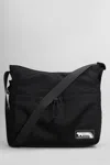Maison Kitsuné Black Flash Fox Messenger Bag In Black
