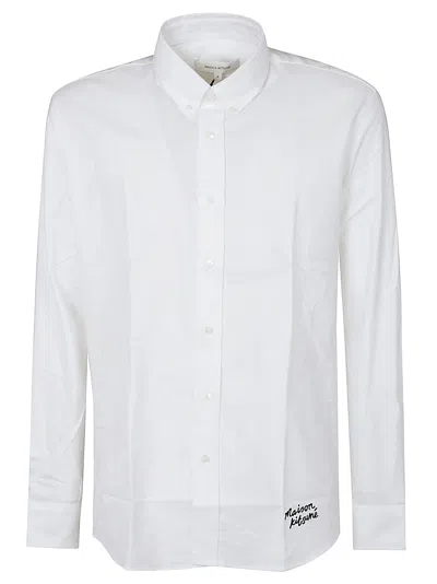 Maison Kitsuné Signature Logo Formal Shirt In White