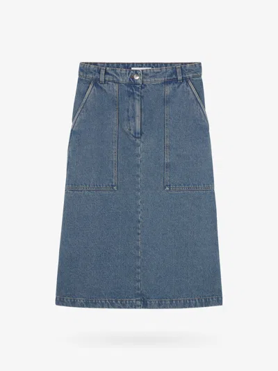 Maison Kitsuné Skirt In Blue