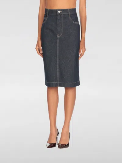Maison Kitsuné Skirt  Woman Color Blue