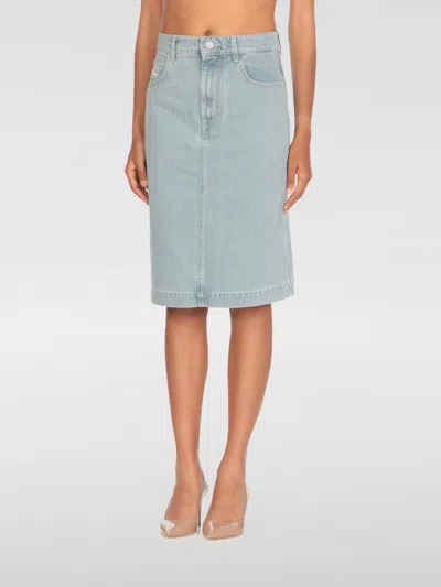 Maison Kitsuné Skirt  Woman Color Sky Blue