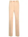 Maison Kitsuné Slim Fit Chino Trousers Beige
