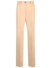 Maison Kitsuné Slim Fit Chino Trousers Beige In Beige