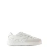 Maison Kitsuné White Chiru Sneakers In Neutral