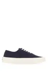 Maison Kitsuné Navy Laced Sneakers In Blue