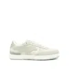 Maison Kitsuné Leather Sneakers In Green