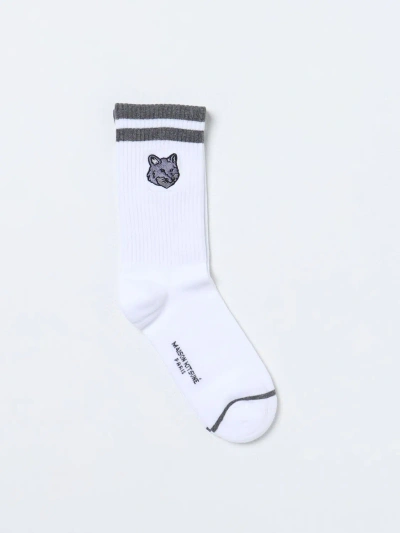 Maison Kitsuné Socks  Men Color White