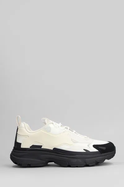 Maison Kitsuné Sora Runners Sneakers In Beige Polyester In White